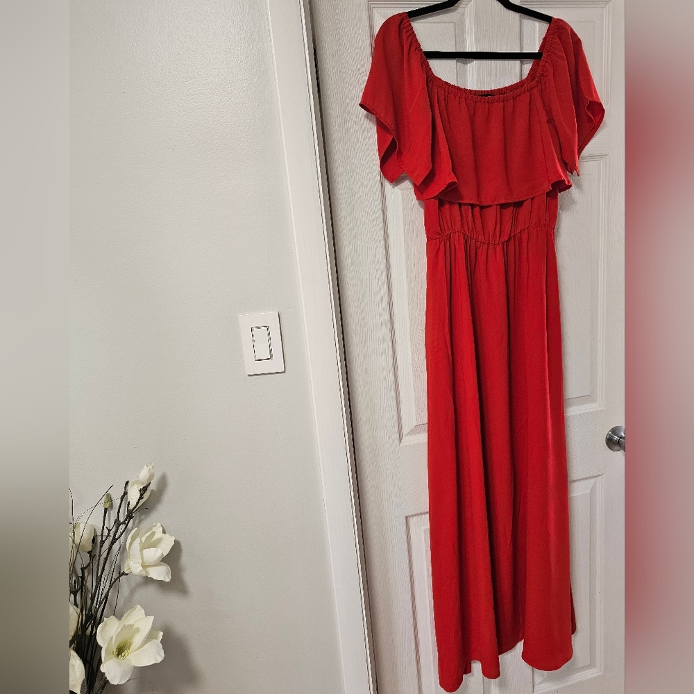 Sugar +Lips, on-off shoulder, maxi, L